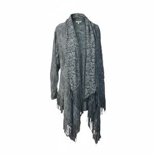 Pretty Angel Women's Long Sleeve Crochet Open Cardigan Scarf Lace Crochet Duster